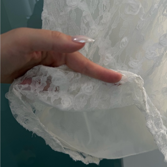 Peppermayo White Lace Mini Dress - Picture 3 of 5